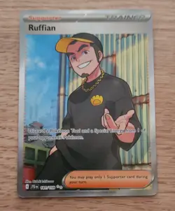 Pokemon TCG Ruffian Full Art Journey Together Card 181/159 NM Condition - Image 1