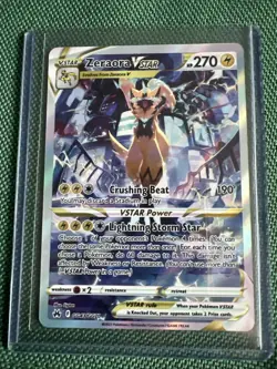 Pokemon TCG Zeraora Card Stellar Crown Illustration, Rare Gg43/gg70 - Image 1