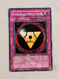 Pitch-Black Power Stone | SD6-EN034 | 1st Edition | LP | Yugioh Trading Card - Image 1