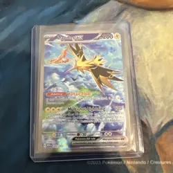 Zapdos Ex 202/165 Pokemon 151 - Raw Single Card - Mint Condition - Image 1