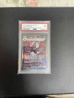 Pokemon TCG Charizard EX 234/091 PSA 9 Paldean Fates Sir Holo Card - Image 1
