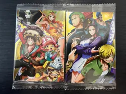 Stampede No.21&22 Luffy Pirates One Piece Wafer Card Bandai - Image 1
