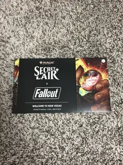MTG Secret Lair X Fallout: Welcome to New Vegas Foil Edition Sealed IN HAND - Image 1