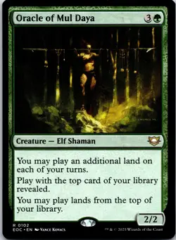 Oracle of Mul Daya 102 Commander: Edge of Eternities Magic: The Gathering NM - Image 1