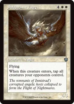 Subjugator Angel Retro Frame 350 MTG Innistrad Remastered Uncommon NP - Image 1