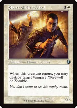 Slayer of the Wicked Retro Frame 348 MTG Innistrad Remastered Uncommon NP - Image 1