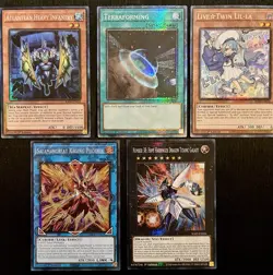YU-GI-OH PRISMATIC COLLECTOR’S RARE Lot Of 5 Cards CCG TCG Yugioh! - Image 1