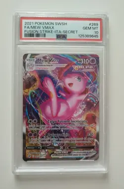 Pokemon TCG PSA 10 MEW VMAX Colpo Fusione 269/264 - 2021 ITA ITALIANO POP 101 - Image 1
