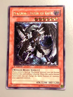 yugioh Blackwing - Elphin the Raven RGBT-EN013 Ultimate 1st Edition near mint - Image 3