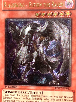 yugioh Blackwing - Elphin the Raven RGBT-EN013 Ultimate 1st Edition near mint - Image 4