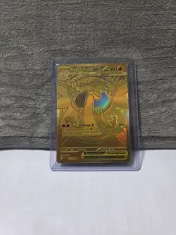 Pokemon Phantasmal Flames - Mega Charizard X Ex - 130/094 GOLD FULL ART - MINT￼ - Image 1
