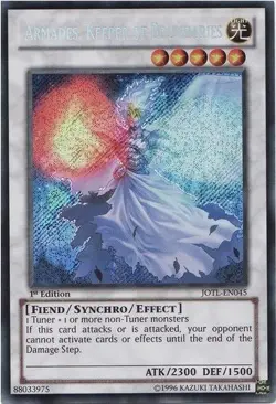 Yugioh! LP Armades, Keeper of Boundaries - JOTL-EN045 - Secret Rare - 1st Editio - Image 1