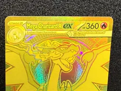POKEMON: PHANTASMAL FLAMES - GOLD MEGA CHARIZARD X eX MEGA HYPER RARE - 130/094 - Image 5