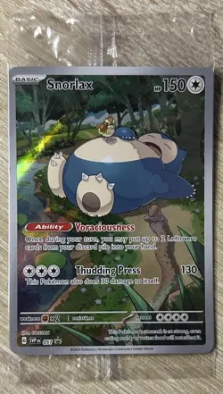 Sealed Snorlax 051 Sv: Scarlet & Violet Promo Card Holo - Image 1
