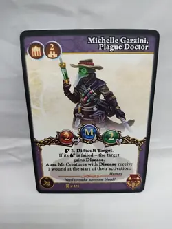 (2) Legends Of Signum Michelle Gazzini Plague Doctor Miniature Cards Only - Image 4