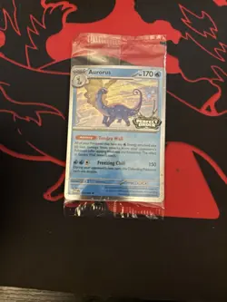 Aurorus 024/088 - Cosmo Holo Pokemon Perfect Order Stamped Promo SEALED SWIRL 🌀 - Image 1