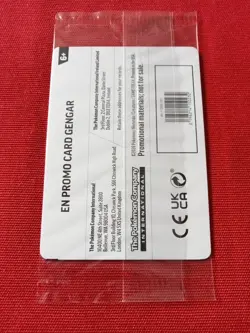 Pokemon Gengar 050/088 MEP Promo EB Games Sealed Pokemon TCG - Image 2