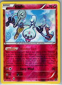 Klefki 80/114 Reverse Holo - XY - Steam Siege - Pokemon Card - LP - Image 1