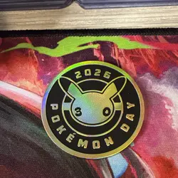 2026 Pokemon Day 30th Anniversary Pikachu 051 Stamped Promo w/ BIG SWIRL & Coin - Image 4