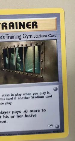 2000 Pokemon Gym Heroes Trainer Stadium Card Rocket's Training Gym GHtscRTG2 - Image 5