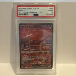 PSA 9 2023 POKEMON SVP EN-SV PROMO 053 MEW EX 151 ULTRA PREMIUM COLLECTION - Image 1
