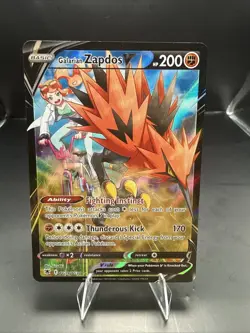 Pokemon Galarian Zapdos V TG19/TG30 Swsh10: Astral Radiance Trainer Gallery Holo - Image 1