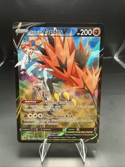 Pokemon Galarian Zapdos V TG19/TG30 Swsh10: Astral Radiance Trainer Gallery Holo - Image 2