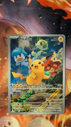 Pikachu SVP027 Pokemon Center Exclusive Promo Paldea Evolved Near Mint TCG - Image 1