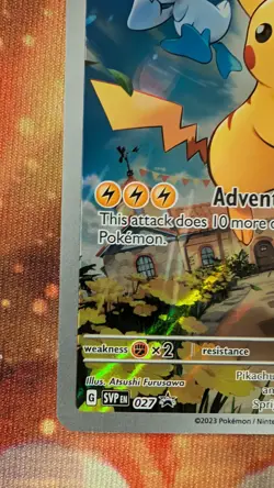 Pikachu SVP027 Pokemon Center Exclusive Promo Paldea Evolved Near Mint TCG - Image 5