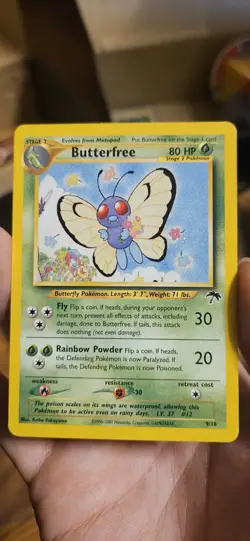 Pokemon Butterfree 9/18 2001 Stage 2 Southern Islands LP - Image 1