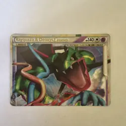 Pokemon TCG Rayquaza & Deoxys Legend 89/90 Holo 140 HP English - Image 1