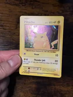 Pokemon Pikachu 35/108 Evolutions Cracked Ice Holo Rare Promo NM - Image 3