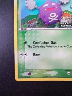 2005 Pokemon Koffing Reverse Holo Ex Delta Species 72/113 - Image 4