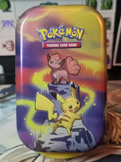 Pokemon TCG Kanto Power – Pikachu & Vulpix Mini Tin ONLY - Image 1