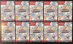 Pokemon TCG Prismatic Evolutions Sealed Booster Bundle Lot Of 10 New In Hand QTY - Image 1