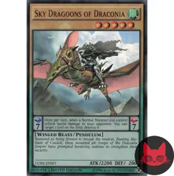 Yugioh Sky Dragoons of Draconia CORE-ENSP1 Ultra Rare Limited Edition NM - Image 1