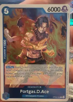 Portgas.D.Ace OP08-052 Holo NM One Piece Two Legends - Image 1