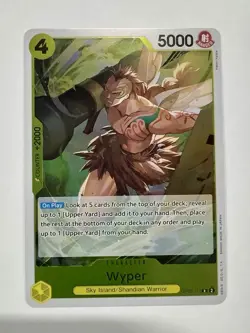 One Piece Tcg Wyper Lot Of 5 Foil Cards - Image 2