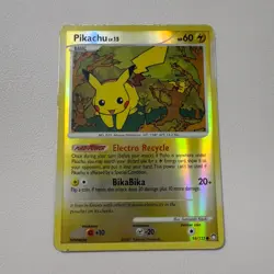 Pikachu 94/123 Reverse Holo Mysterious Treasures 2007 Pokemon Card HP - Image 2