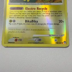 Pikachu 94/123 Reverse Holo Mysterious Treasures 2007 Pokemon Card HP - Image 3