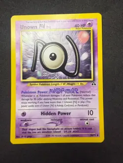 Unown N 50/75 | Pokemon Card | Neo Discovery 2001 | NM - Image 1