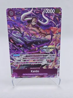 ONE PIECE ENGLISH CARD GAME CHAMPIONSHIP HOLO CARTE Kaido ST04-003 EN TCG MINT - Image 1