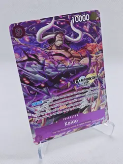 ONE PIECE ENGLISH CARD GAME CHAMPIONSHIP HOLO CARTE Kaido ST04-003 EN TCG MINT - Image 3