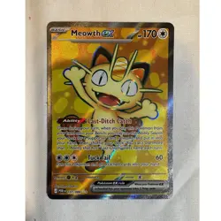 The Pokemon Company Meowth EX 107/088 Basic Cat Holo Rare Pokemon TCG Card - Image 1