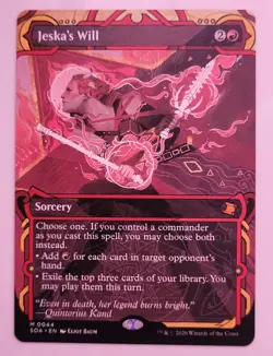 Jeska's Will Borderless Non Foil Secrets of Strixhaven Mystical Archive NM 0044 - Image 1