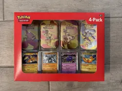 Pokemon TCG: Scarlet & Violet 151 Mini Tins 4 Pack Sams Club Exclusive Sealed - Image 1