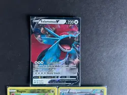 Salamence V + Shelgon RevHOLO + Bagon RevHOLO 3-card Pokemon lot - PWE - Image 3