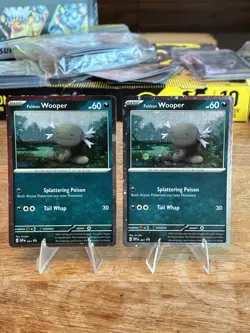 Pokemon Paldean Wooper - SVP 041 - BLACK STAR PROMO NM - Image 1