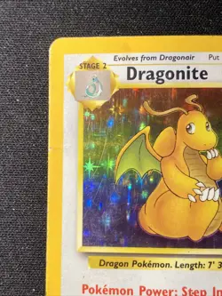 Pokemon TCG Dragonite 4/62 Fossil Unlimited Holo Rare Vintage 1999 WOTC - Image 5