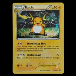 Raichu 49/162 Cracked Ice - XY Breakthrough 2015 Pokemon - Image 1